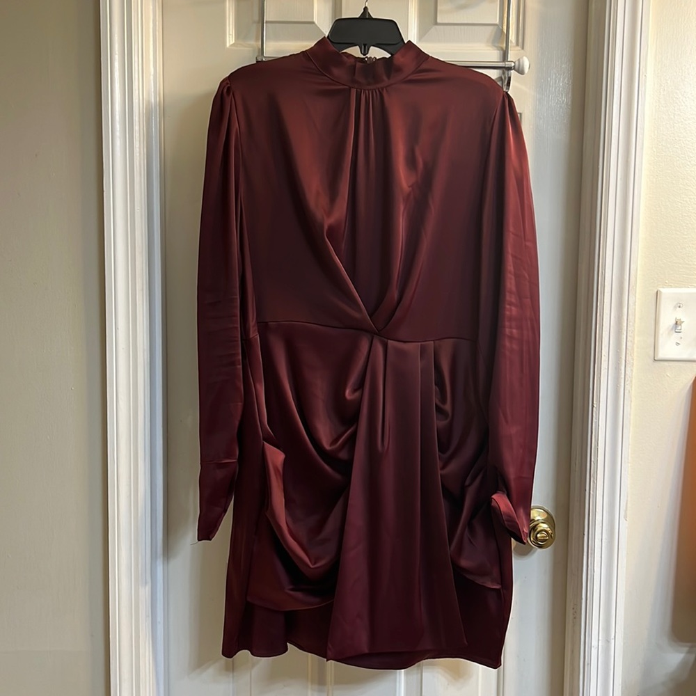Burgundy Dress from Fashion Nove
